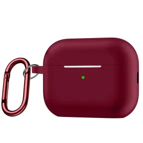 luxury handmade silicone airpods case lightweight soft neon protector Burgundy Silicone Case - AirPods Pro 2 (2nd Generation)