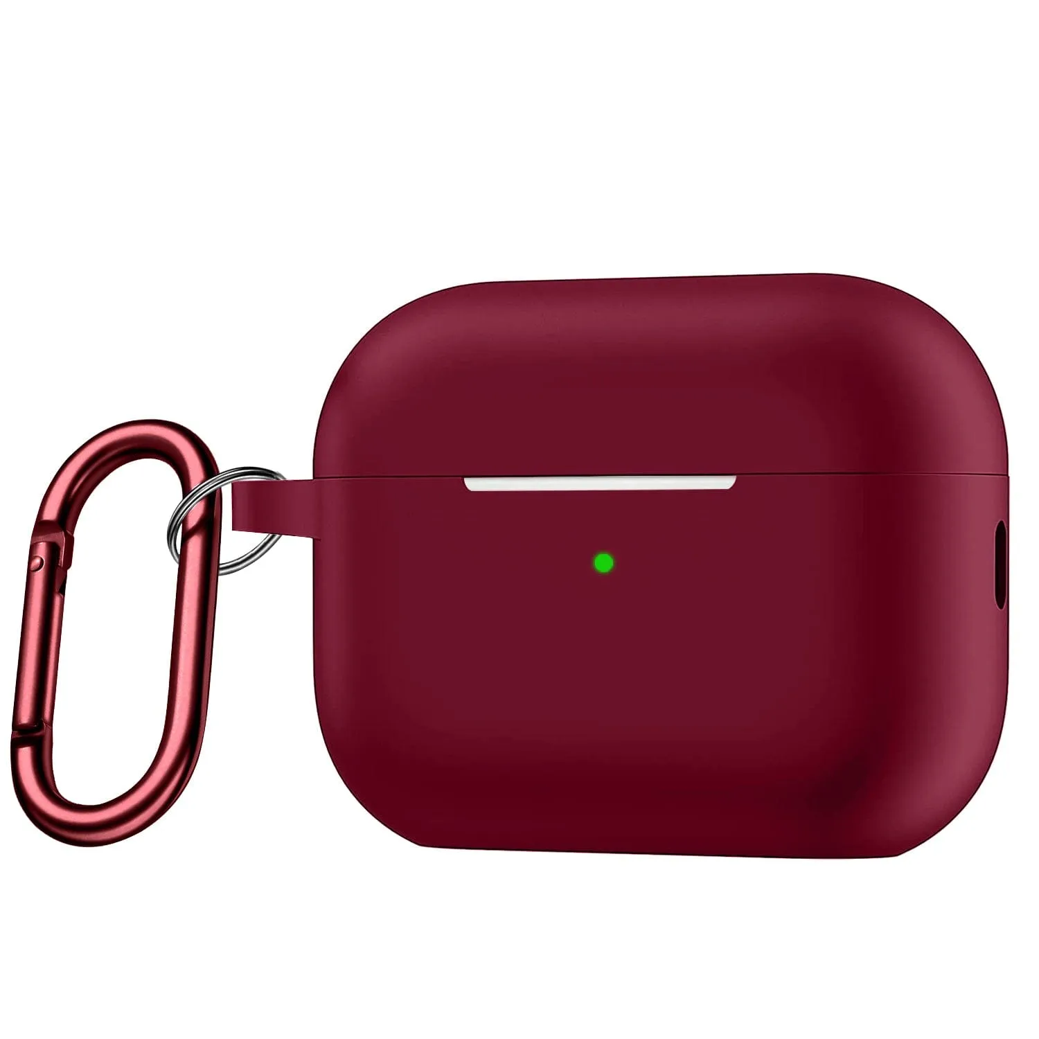 luxury handmade silicone airpods case lightweight soft neon protector Burgundy Silicone Case - AirPods Pro 2 (2nd Generation)