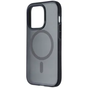 Tech21 EvoCheck Series Gel Case For Magsafe for Apple iPhone 14 Pro - Black Flexible Fit Stylish Layer Texture