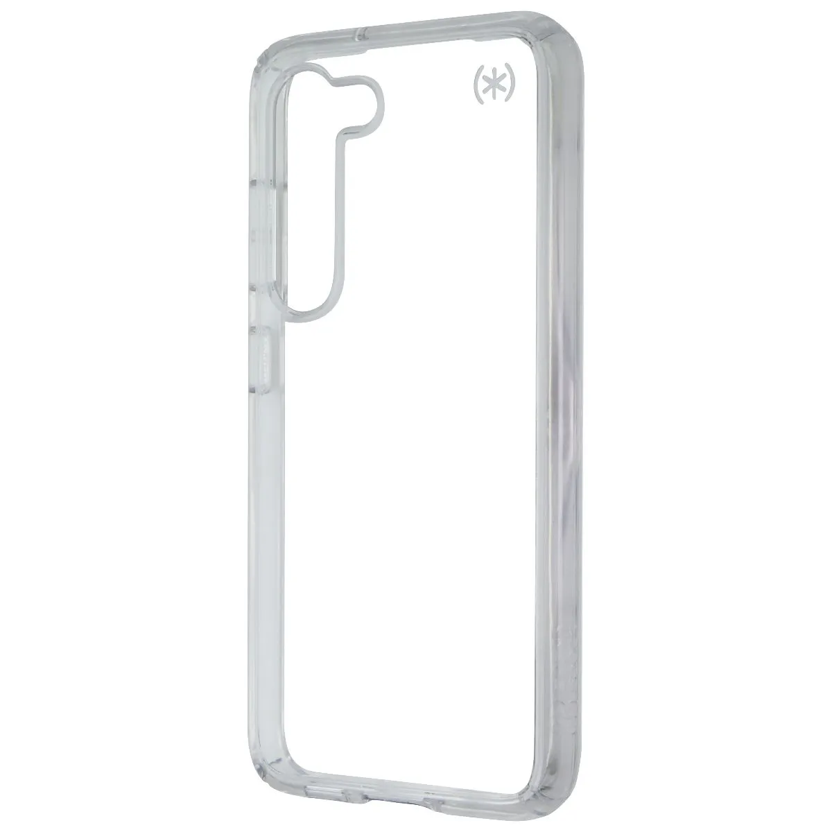 Speck Presidio Perfect-Clear Case for Samsung Galaxy S23 - Clear Soft Finish Modern Texture Build