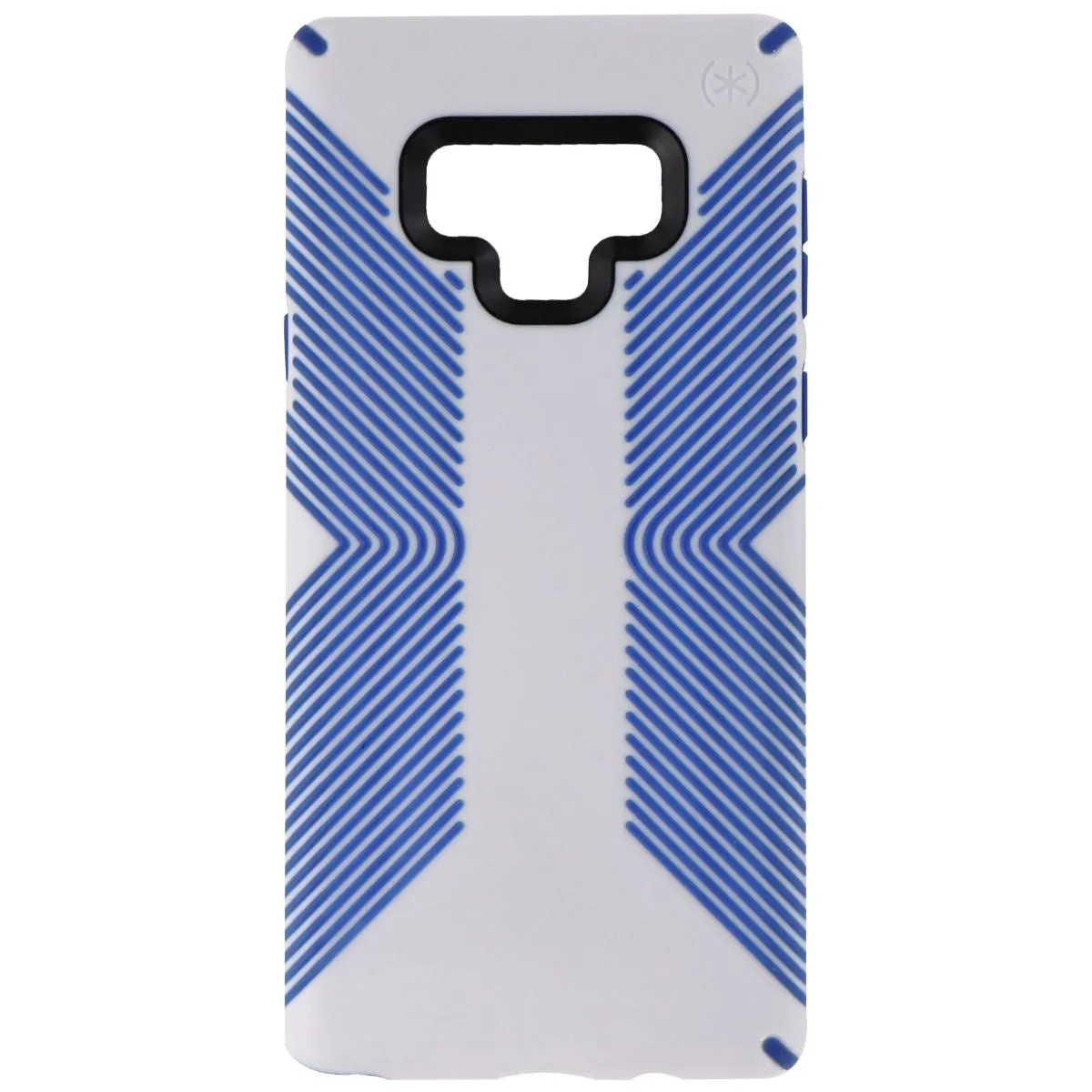 Speck Presidio Grip Case for Samsung Galaxy Note 9 Microchip Grey/Ballpoint Blue Soft Surface