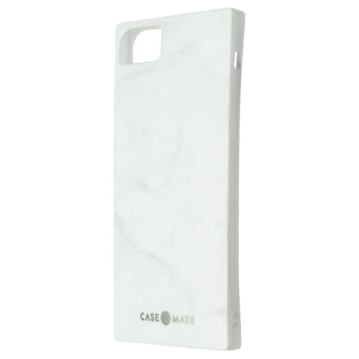 Protective Detailing Edge Case-Mate BLOX Series Case for Apple iPhone SE (2nd Gen) / 8 / 7 - White Marble