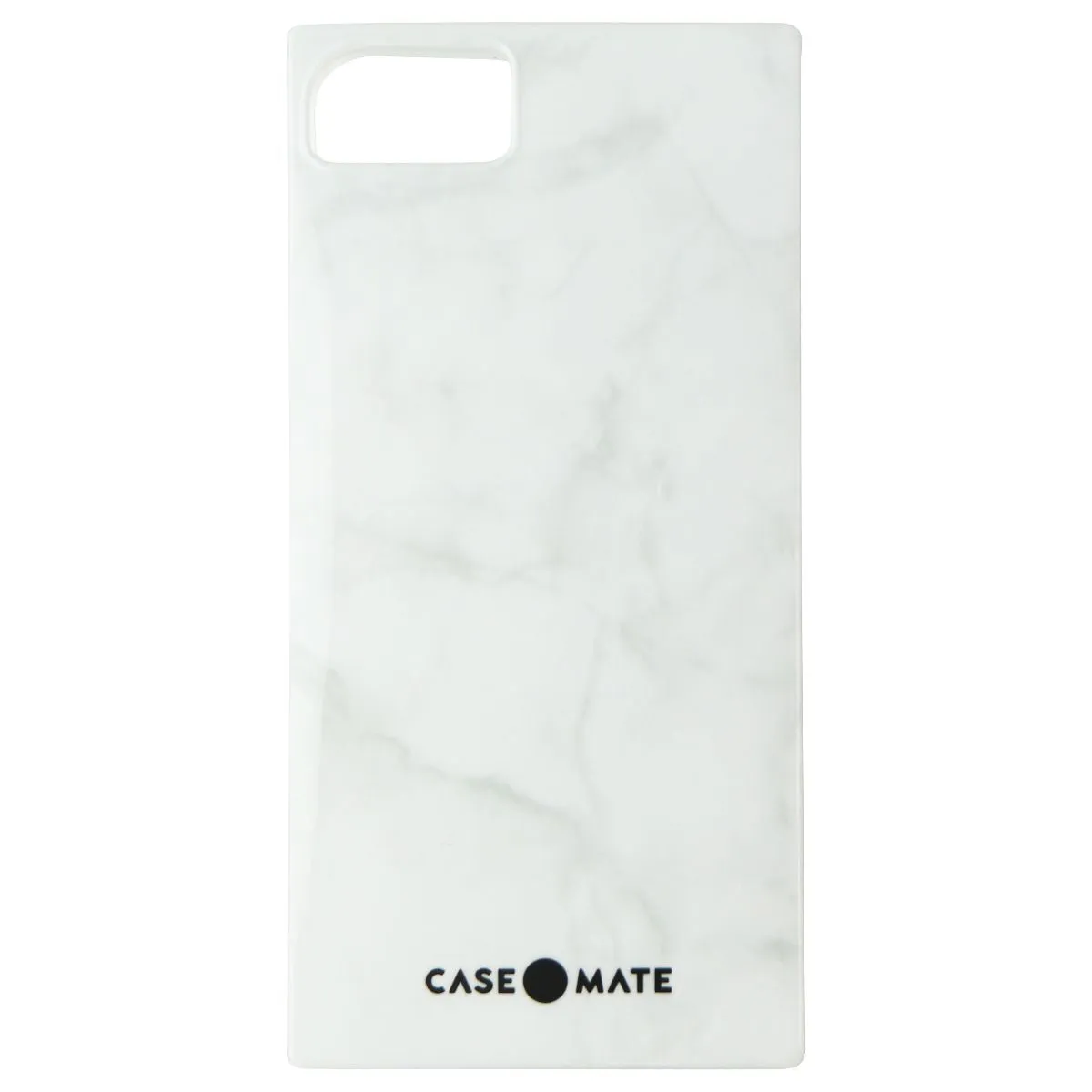 Polished Look Matte Detail Case-Mate BLOX Series Case for Apple iPhone SE (2nd Gen) / 8 / 7 - White Marble