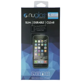 Nuglas Crystal Clear Tempered Glass for Apple iPhone 8/7/6S/6/SE 2020 - Clear Edge Protection Work Screen