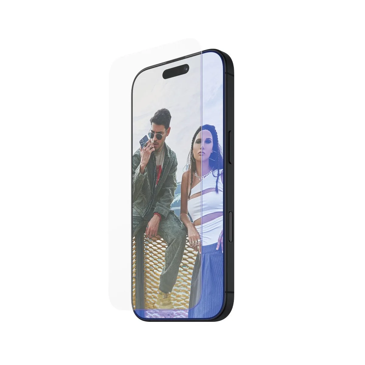Screen Shield Pro Ultra SAFE. by PanzerGlass? Anti-Blue Light Screen Protector iPhone 16 Plus | 15 Plus | Ultra-Wide Fit