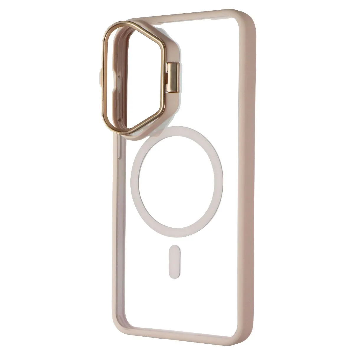 Prodigee KickIt Case for MagSafe for Samsung Galaxy S24  (Plus) - Clear / Rose Flexible Feel