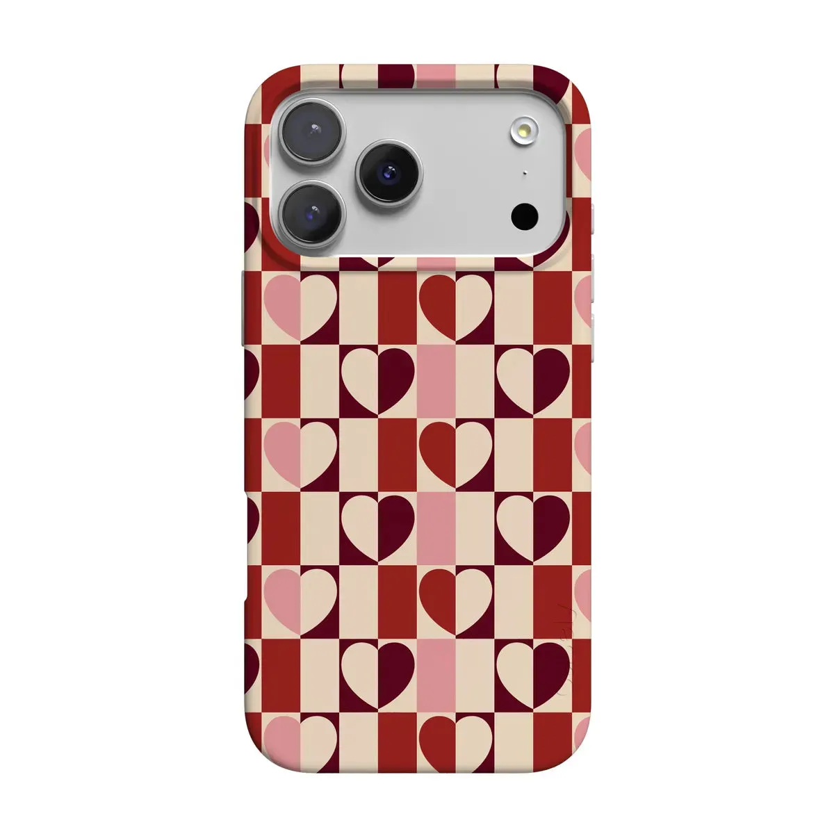 Love's a Game | Retro Hearts Case Urban Texture