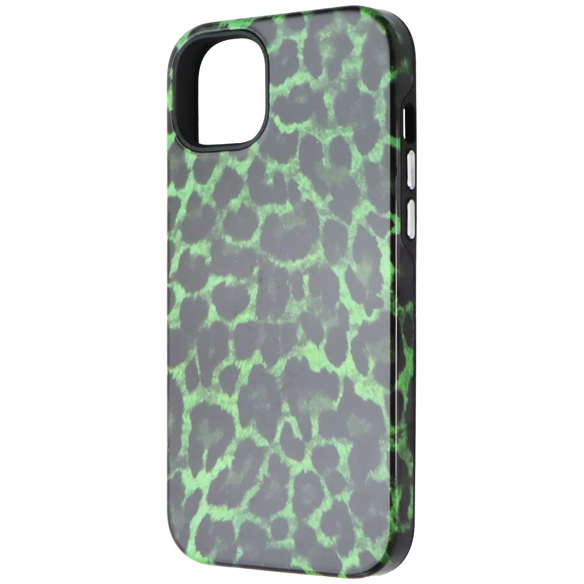 Stylish Edge MyBat Pro Fuse Series Case for MagSafe for iPhone 14 Plus - Green Leopard