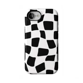 Ultra Thin Smooth Outline Funky Checkerboard | High Contrast Design Case
