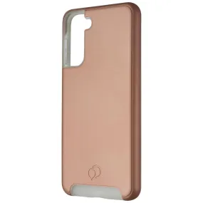 Nimbus9 Cirrus 2 Series Case for Samsung Galaxy (S21 ) 5G - Rose Gold Glossy Texture Layer Elegant Finish Design