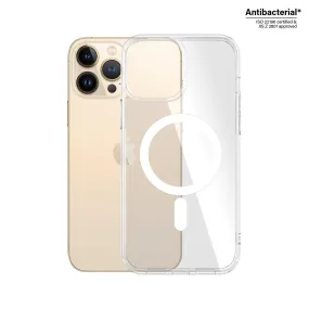 PanzerGlass? HardCase Transparent w. White MagSafe iPhone 13 Pro Max Modern Grip Texture