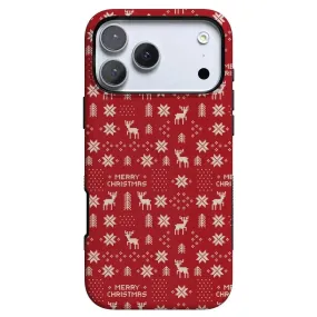 Stocking Stuffer | Christmas Knit Case Matte Feel Texture