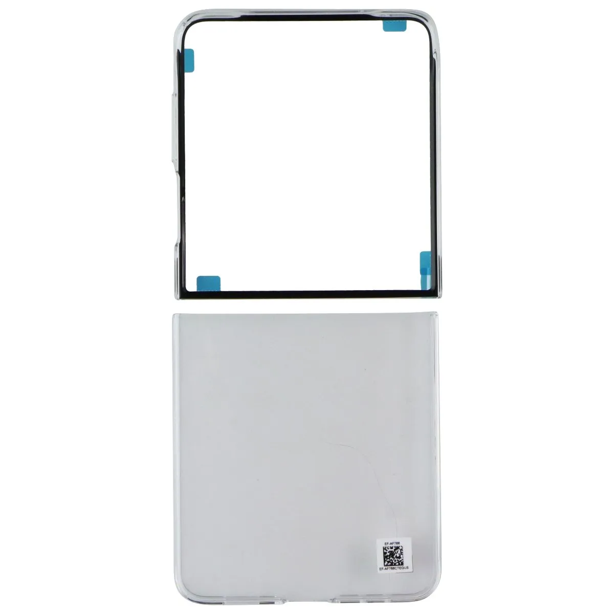 Fashion Statement Shock Surface Layer Samsung Clear Hardshell Case for Samsung Galaxy Z Flip7 - Clear