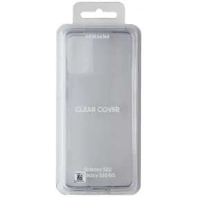 Samsung Smart Clear View Cover for Samsung Galaxy S20/Galaxy S20 (5G) - Clear Clean Texture