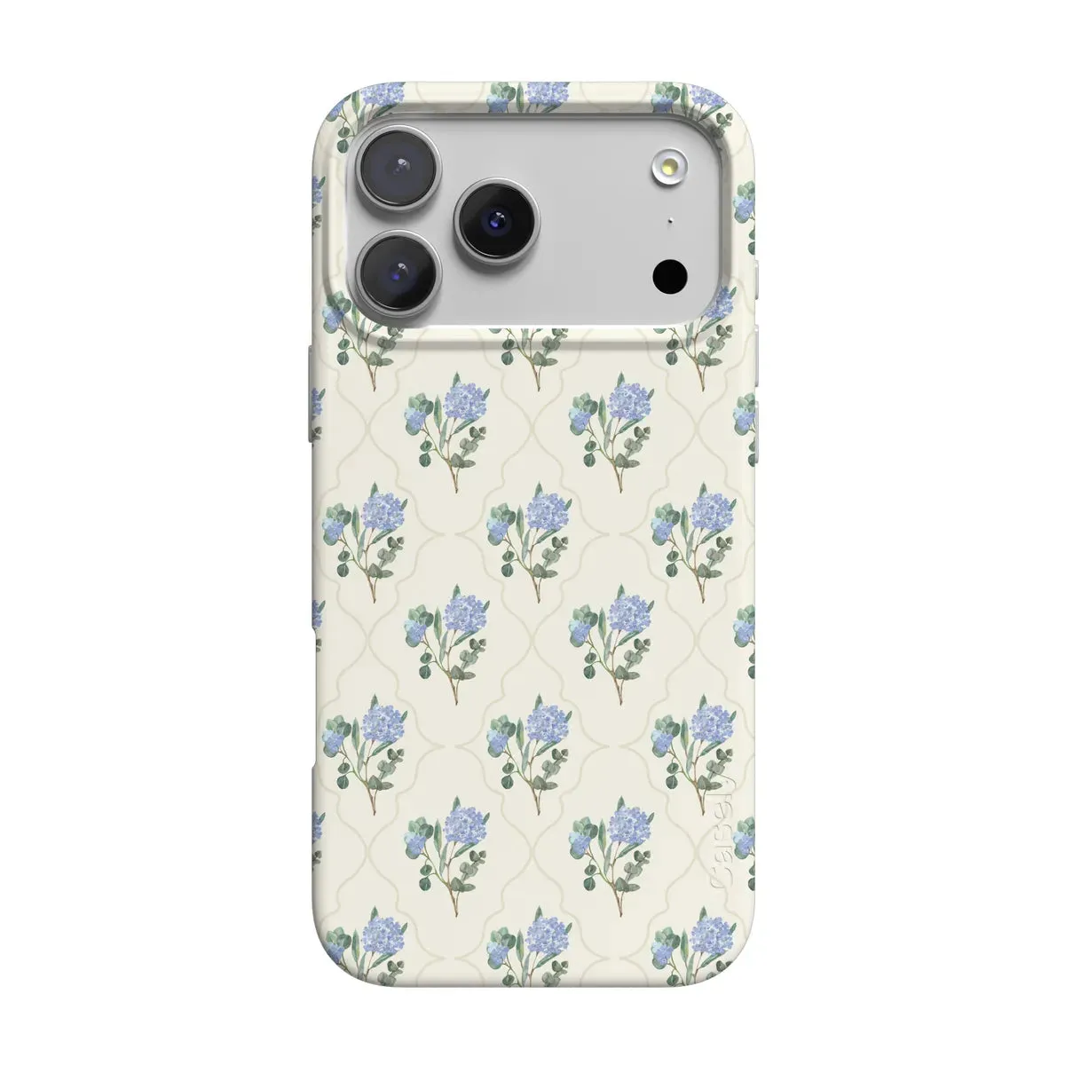 Vintage Garden | Blue Hydrangea Case Textured Surface