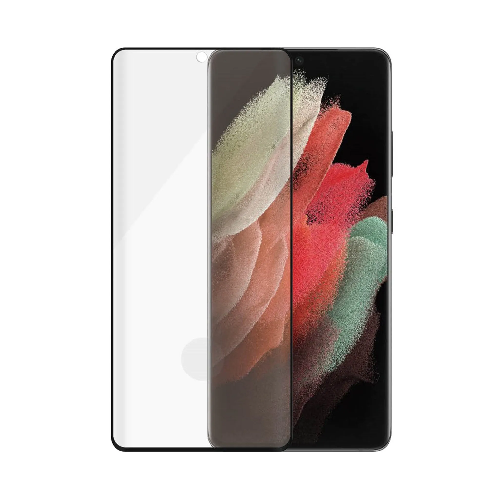 PanzerGlass? Screen Protector Samsung Galaxy S21 Ultra 5G Screen Clarity Guard airport travel protector