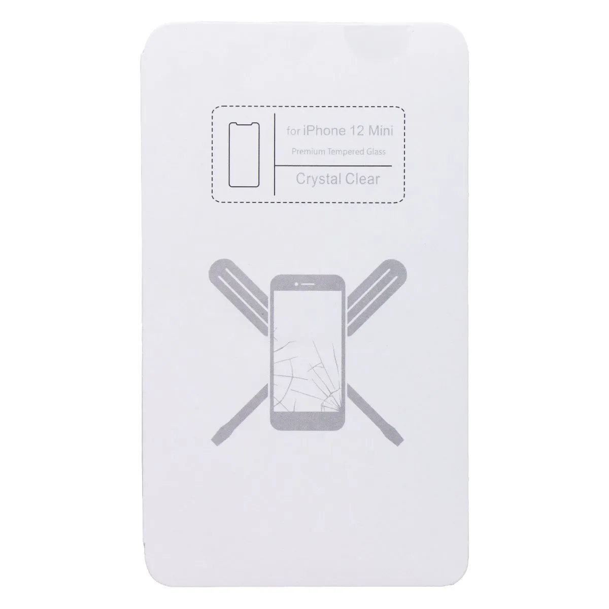 UBREAKIFIX Tempered Glass for Apple iPhone 12 Mini Crystal Clear 5 PK android phone glass Scratch Shield Elite