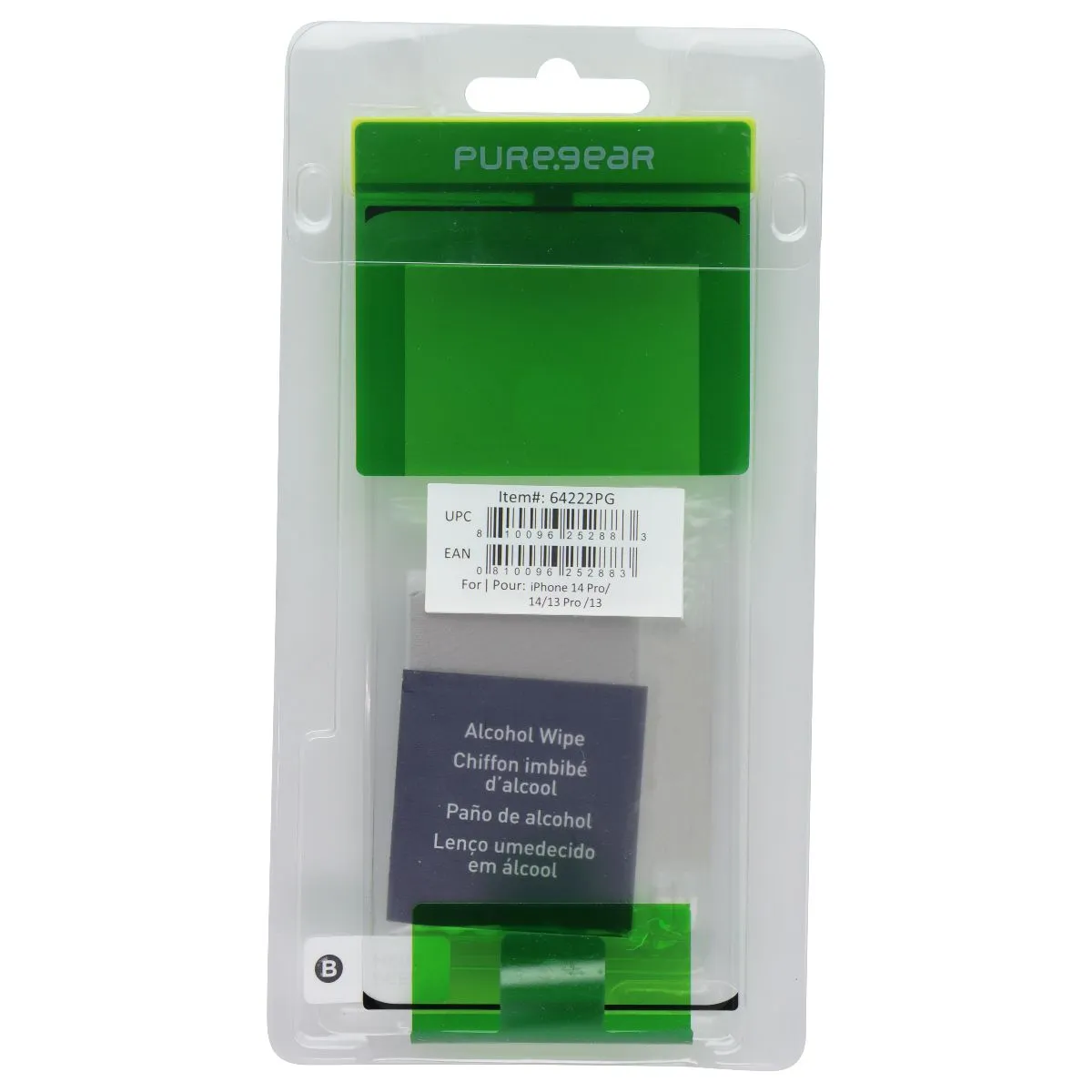 wear resistant film Drop Protection PureGear Tempered Glass Screen for Apple iPhone 14 Pro/14/13 Pro/13 (BULK)