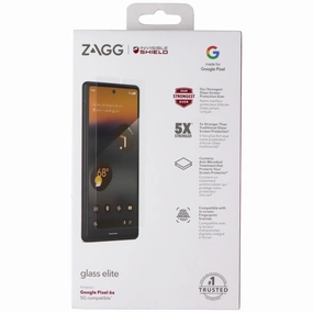 Smooth Display Shield ZAGG InvisibleShield (Glass Elite) Screen Protector for Google Pixel 6a - Clear