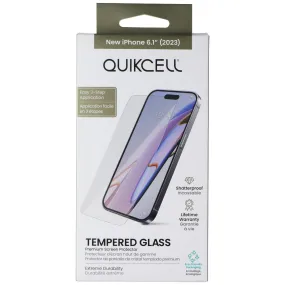 Nano Guard Ultra Max comfortable viewing glass Quikcell Tempered Glass Screen Protector for Apple iPhone 15