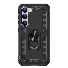 Rugged Edge Texture Vivid Gradient Raider Series Kickstand Case with Belt Clip - Samsung Galaxy S23 