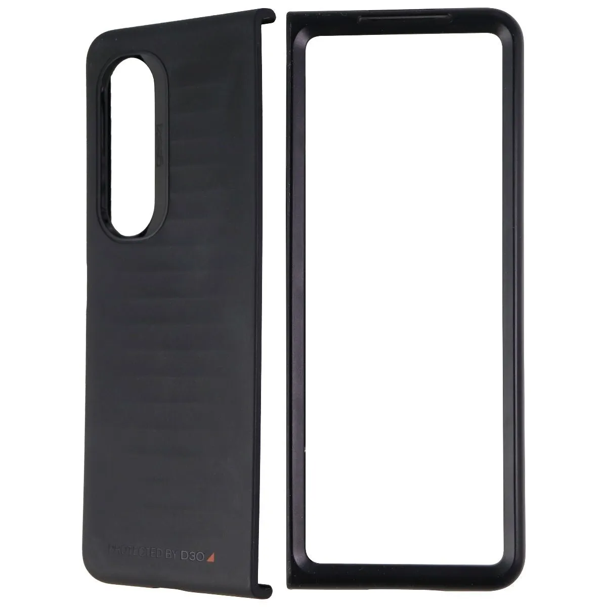 ZAGG Bridgetown Series 2-Piece Case for Samsung Galaxy Z Fold3 5G - Black Compact Pattern Shock Surface Layer