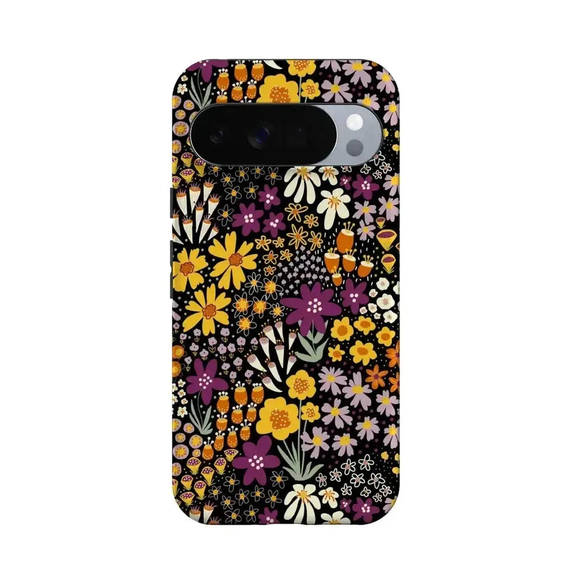 Professional Style Falling for You | Plum Floral Google Pixel Case