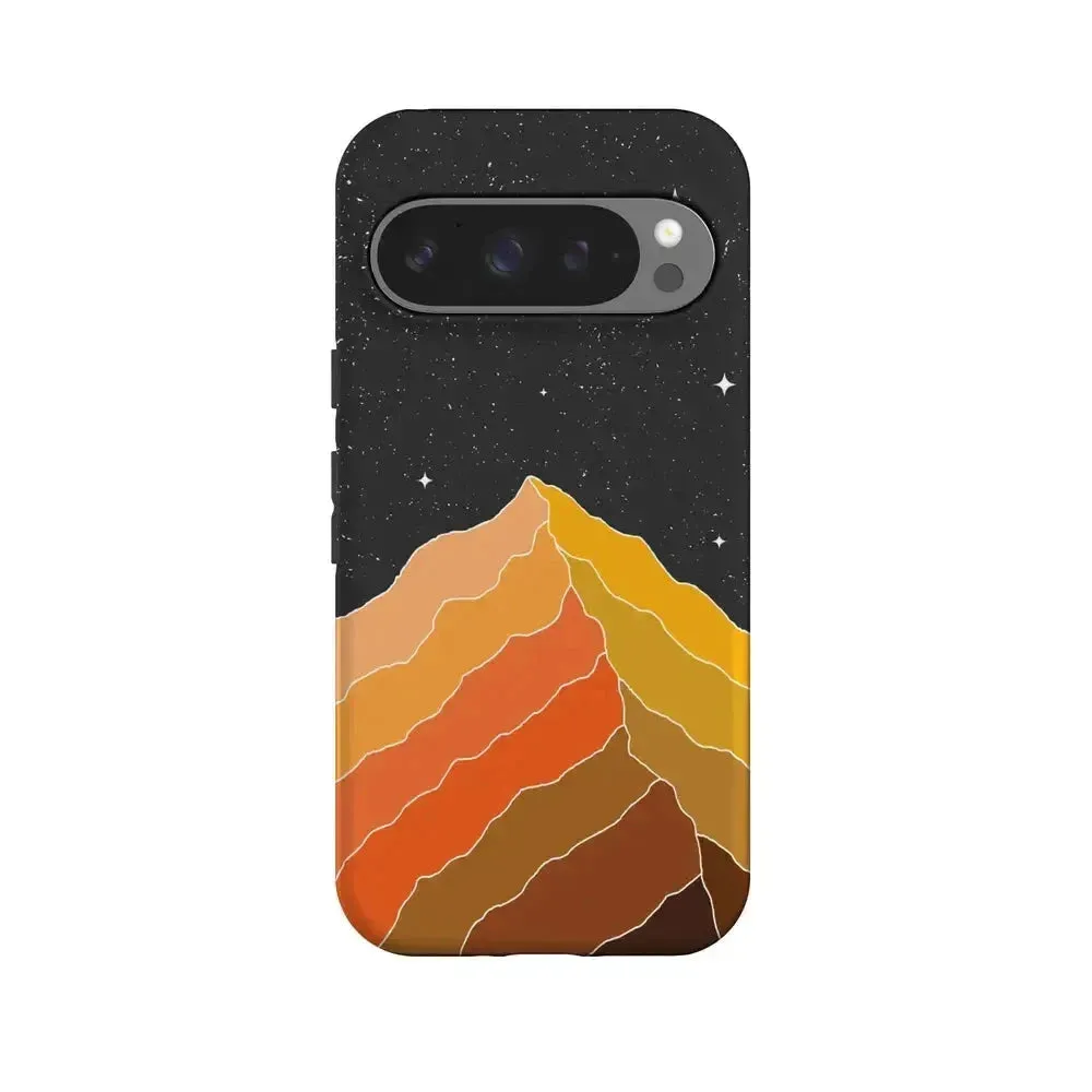 Flexible Texture Night Skies | Mountain Starlight Google Pixel Case