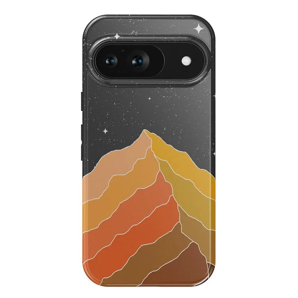 Compact Shape Polished Look Night Skies | Mountain Starlight Google Pixel Case