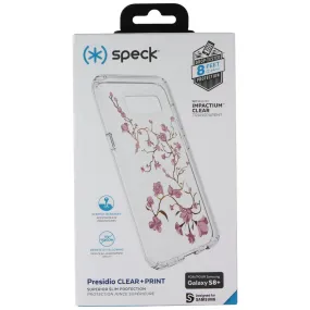 Speck Presidio CLEAR   PRINT Case for Samsung Galaxy (S8 ) - Garden Blossoms Soft Grip Layer Practical Look