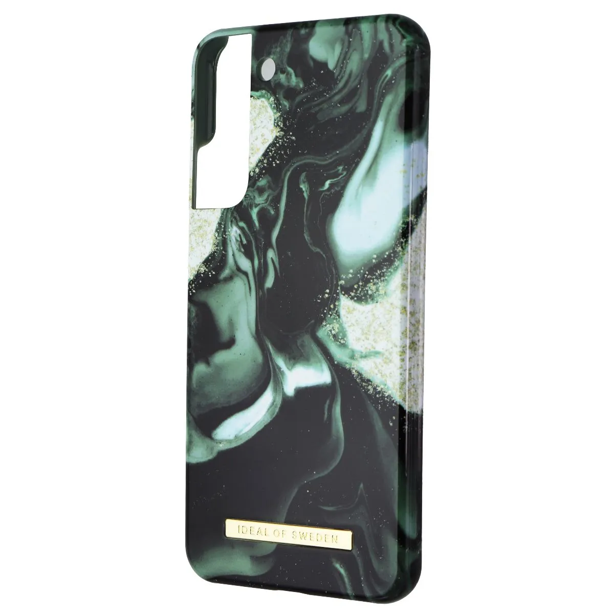 Protective Look Lightweight Protection iDeal of Sweden Printed Case for Samsung Galaxy (S22 ) - Golden Olive Marble