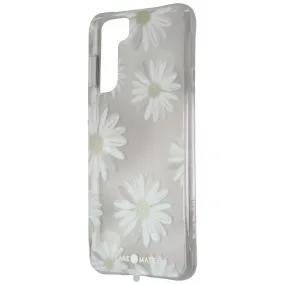 Elegant Finish Matte Texture Layer Case-Mate Hardshell Case for Samsung Galaxy (S21 ) 5G - Glitter Daisies