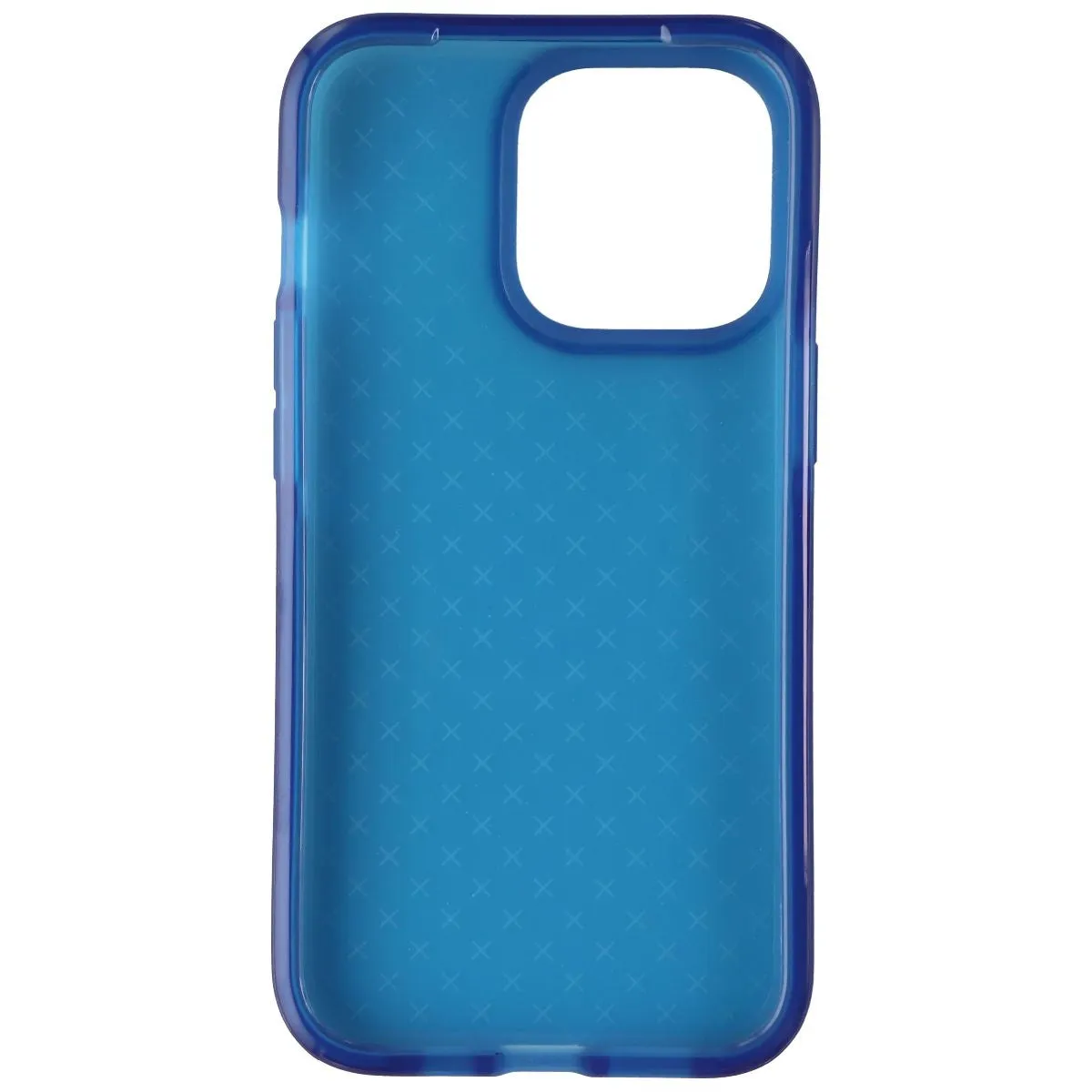Tech21 Evo Check Flexible Gel Case for Apple iPhone 13 Pro - Blue Matte Surface Design