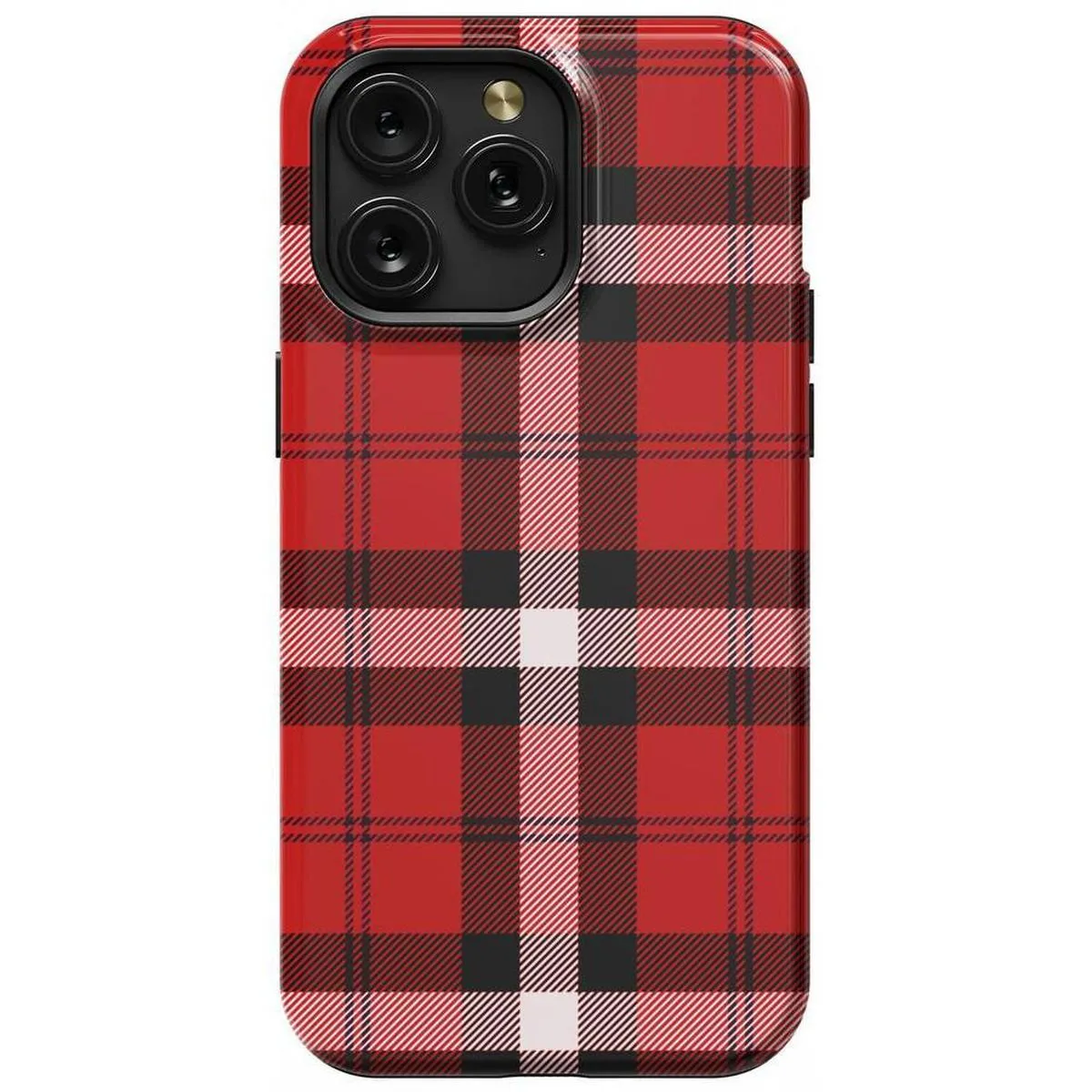 Durable Design As if! | Red Plaid Case