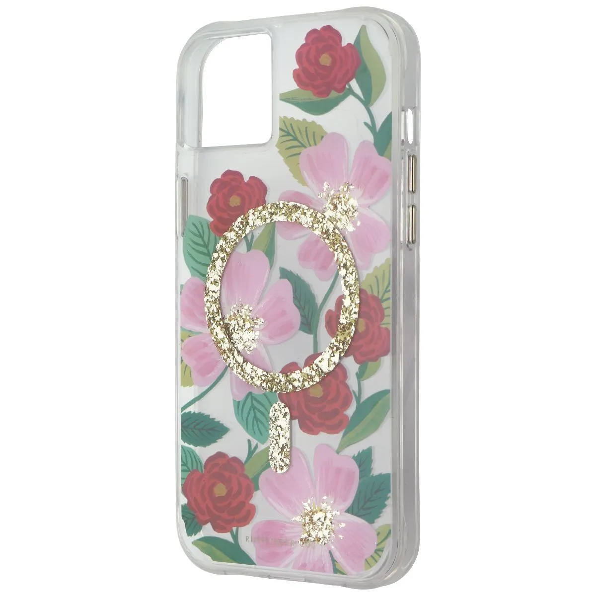 Rifle Paper Co Hard Case for MagSafe for Apple iPhone 14 Plus - Rose Garden Textured Comfort Comfort Use