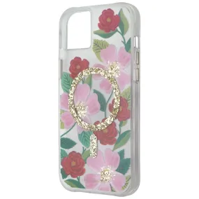 Rifle Paper Co Hard Case for MagSafe for Apple iPhone 14 Plus - Rose Garden Textured Comfort Comfort Use