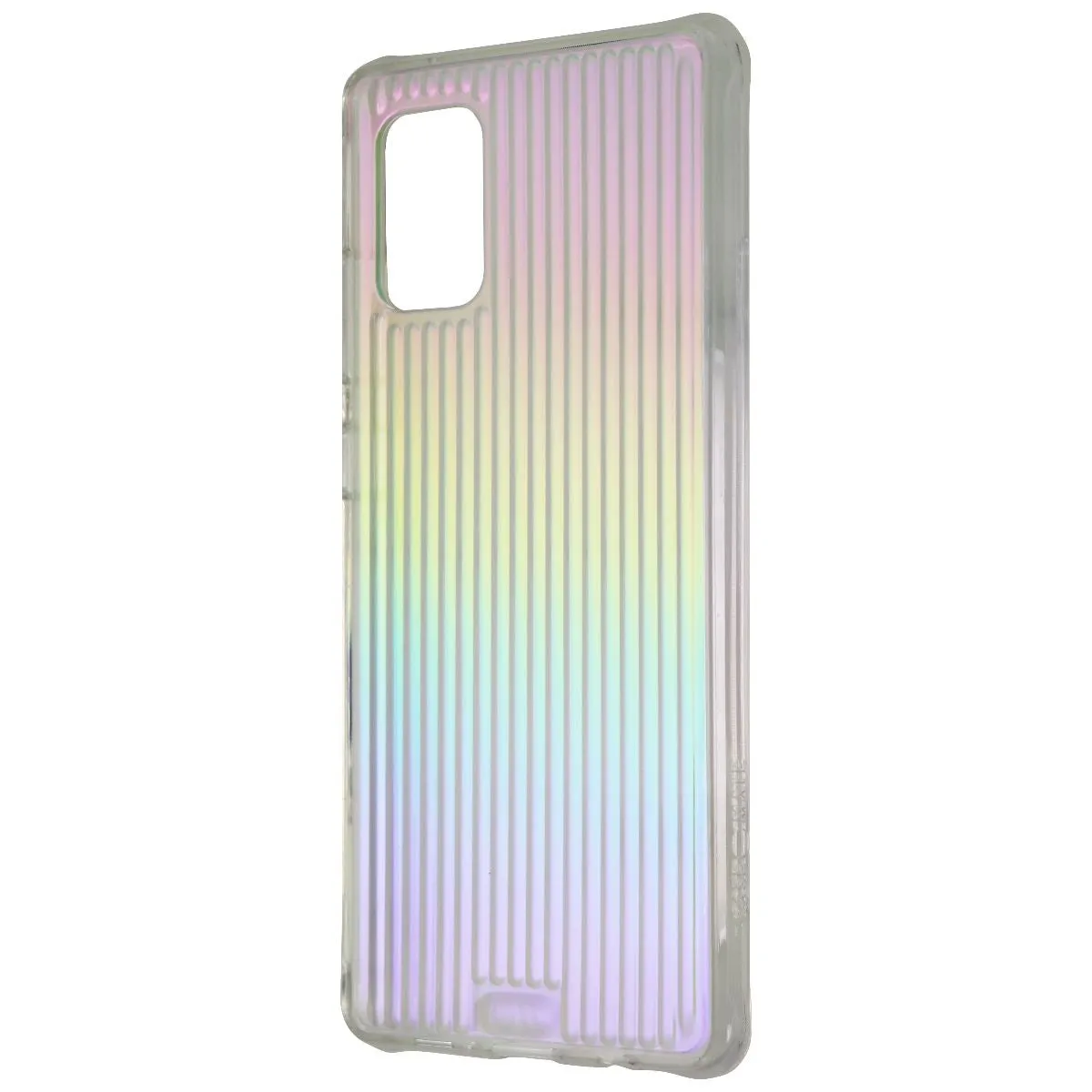 Matte Look Finish Protective Layering Case-Mate Tough Groove Hard Case for Samsung Galaxy A71 5G UW - Iridescent