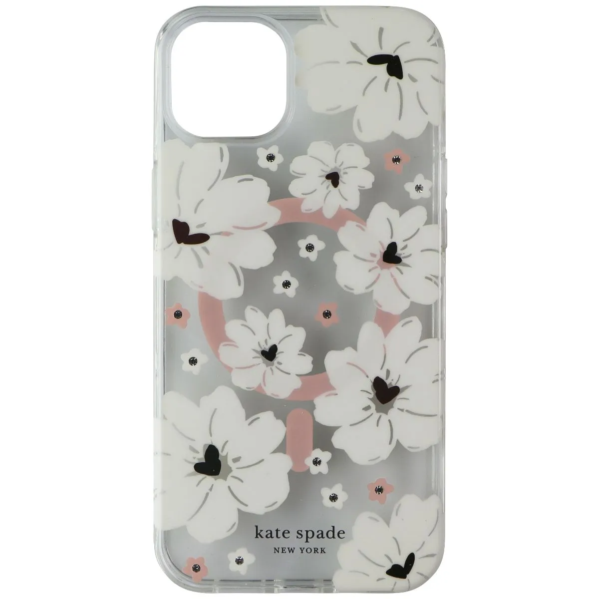 Kate Spade Hardshell Case for MagSafe for Apple iPhone 14 Plus - Classic Peony Protective Design Texture Flexible Protection