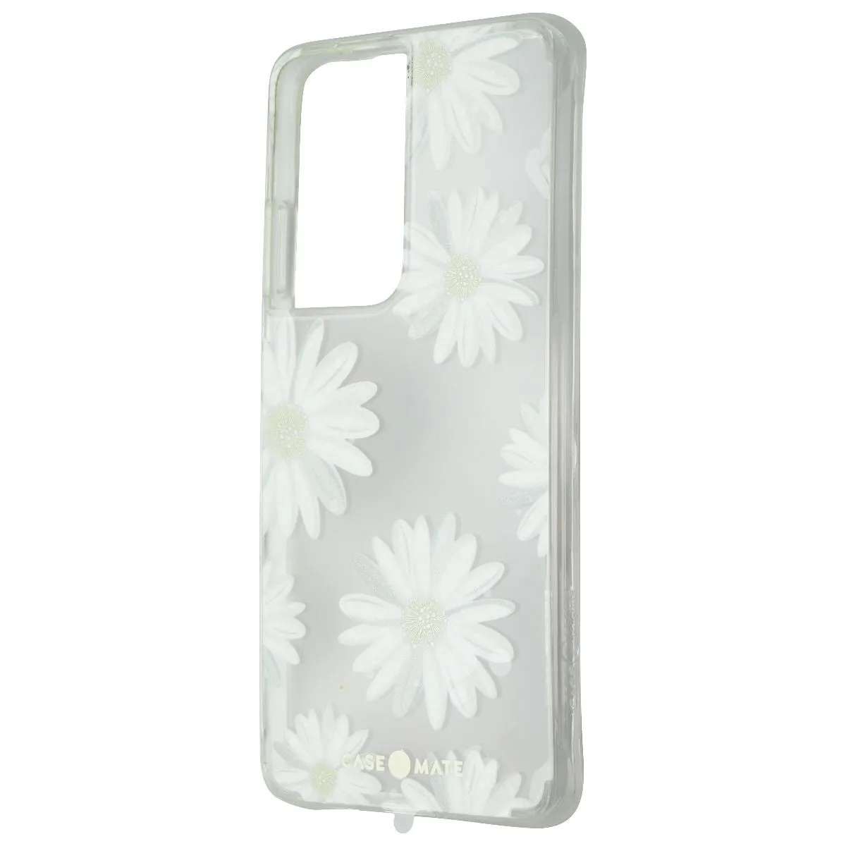 Case-Mate Prints Series Case for Samsung Galaxy S21 Ultra 5G - Glitter Daisies Grip Control