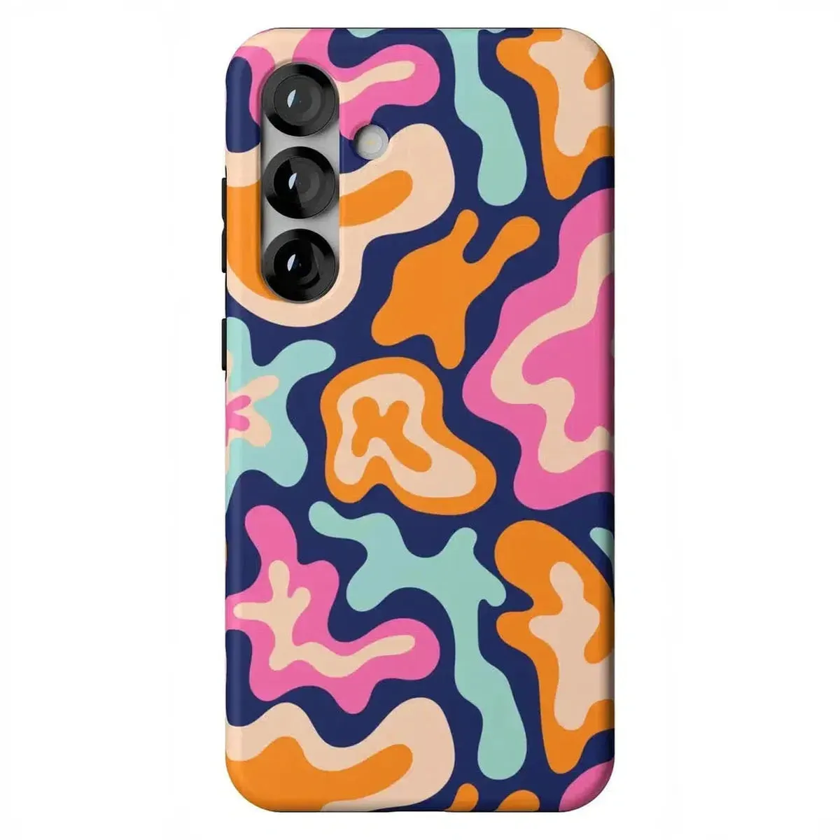 Midnight Color Splash | Abstract Retro Samsung Case Impact Guard
