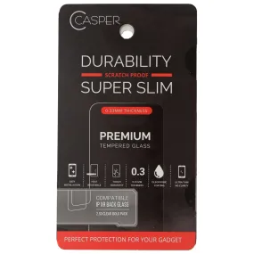 Repair Part - Casper Premium 9H Tempered Back Glass for iPhone XR (Rear Glass) Screen Armor Shield Elite Premium Screen Film