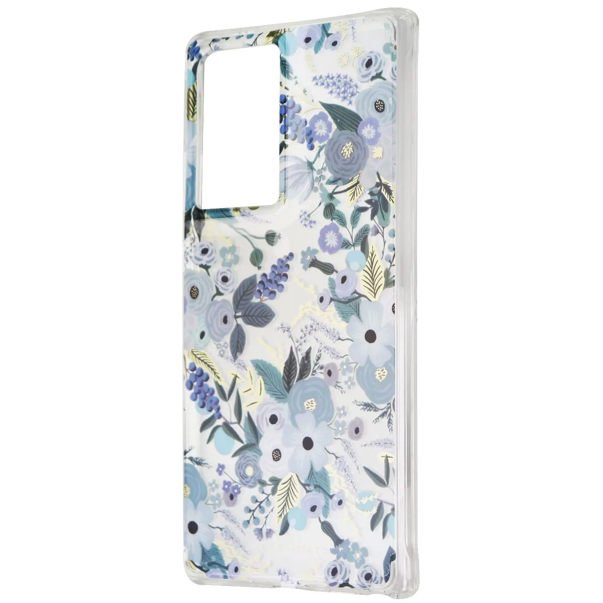 Rifle Paper Co. Hard Case for Samsung Galaxy Note20 Ultra 5G - Garden Party Blue Shock Absorption Layer Enhanced Durability