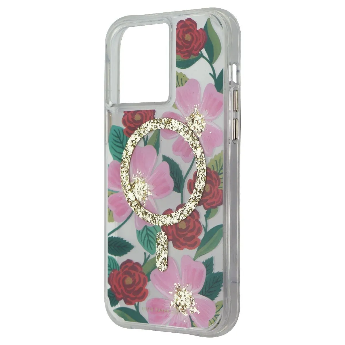 Rifle Paper Co. Protective Case for MagSafe for iPhone 14 Pro Max - Rose Garden Durable Build Quality Luxury Texture Design