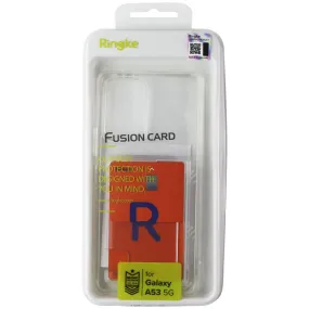 Soft Protection Edge Lightweight texture Ringke Fusion Card Series Case Samsung Galaxy A53 5G - Clear