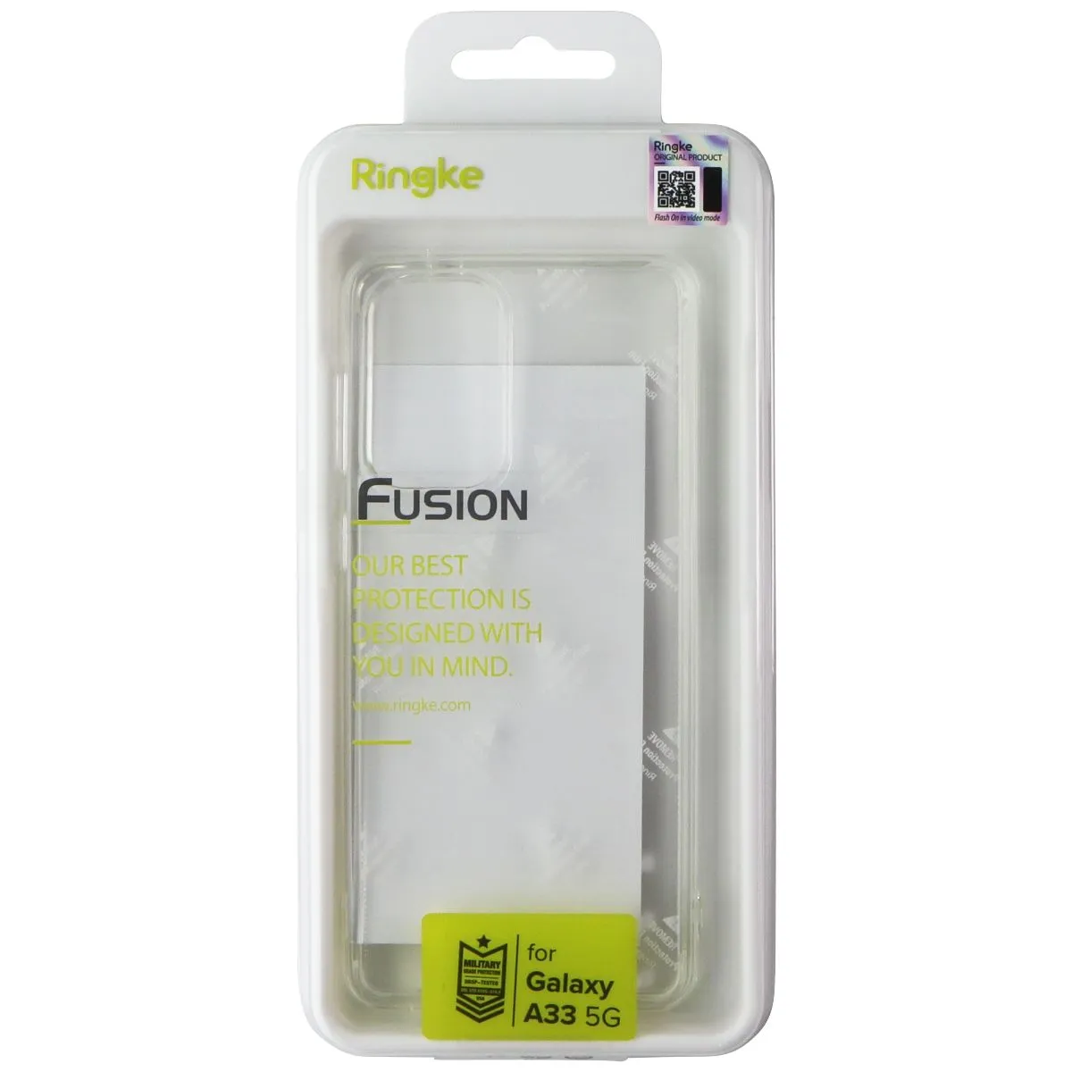 professional accessory Gradient Finish Ringke Fusion Series Case for Samsung Galaxy A33 5G - Clear