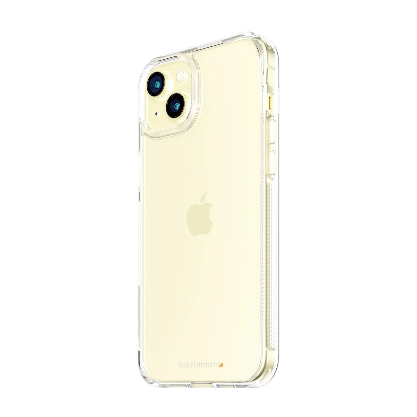 PanzerGlass? HardCase Transparent w. D3O? iPhone 15 Plus Soft Protection Elegant Build