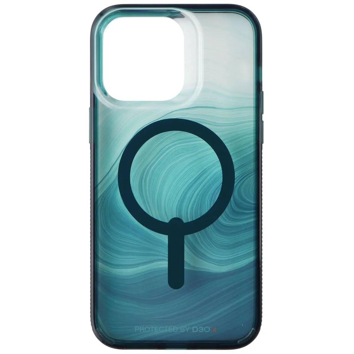 ZAGG Gear4 Milan Snap Case for MagSafe for Apple iPhone 14 Pro Max - Green Swirl Smooth Detail Durable Texture Finish