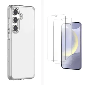 Venture Series Clear Case with Screen Protector - Samsung Galaxy S24  Comfort Feel Smooth Craft