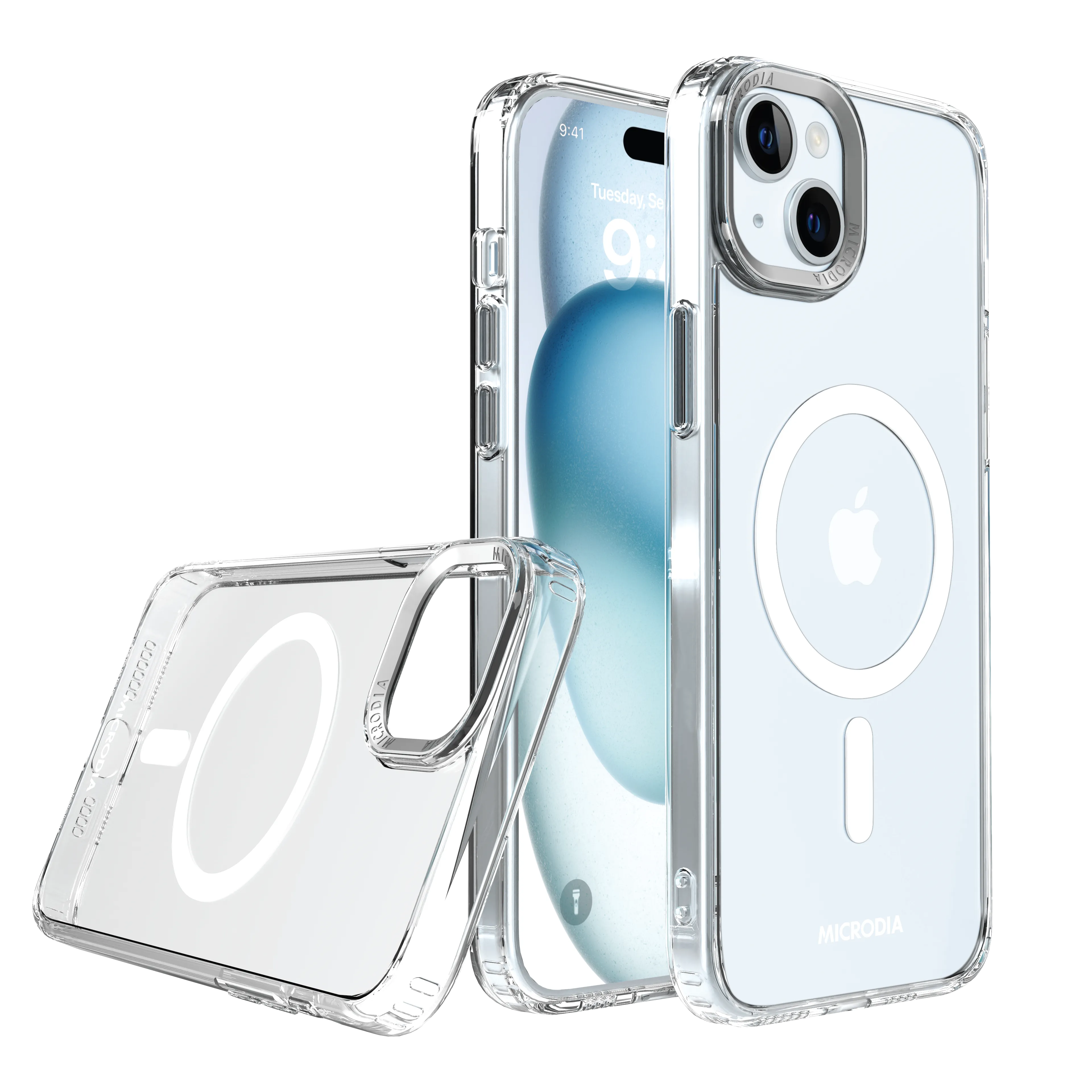 Rugged Feel Minimal Cover MICRODIA CRYSTAL? High Transparency Protective iPhone Case