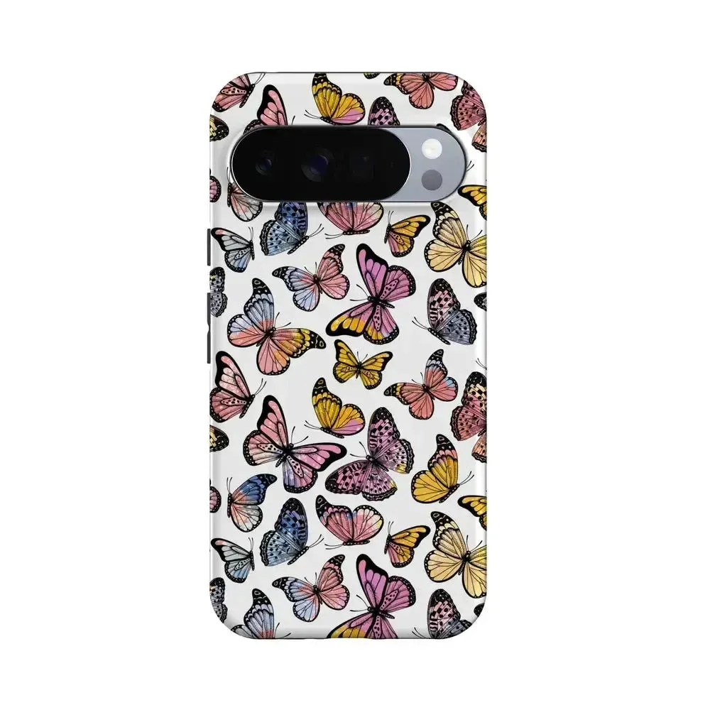 Minimal Aesthetic Free Spirit | Rainbow Butterfly Google Pixel Case